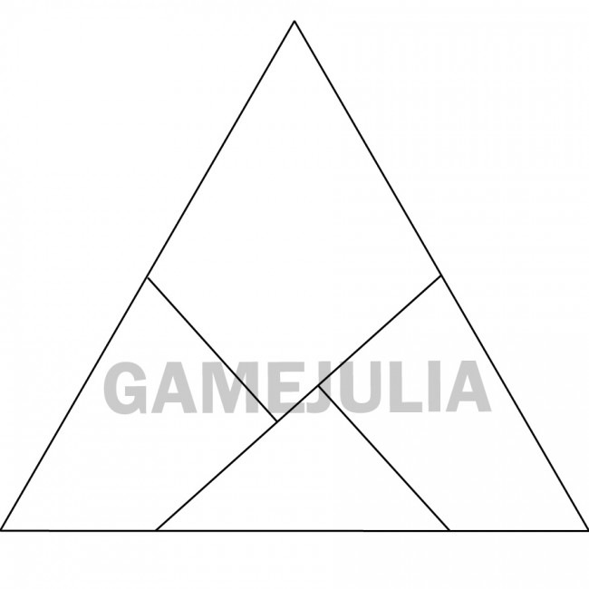  Головоломка из бумаги треугольник